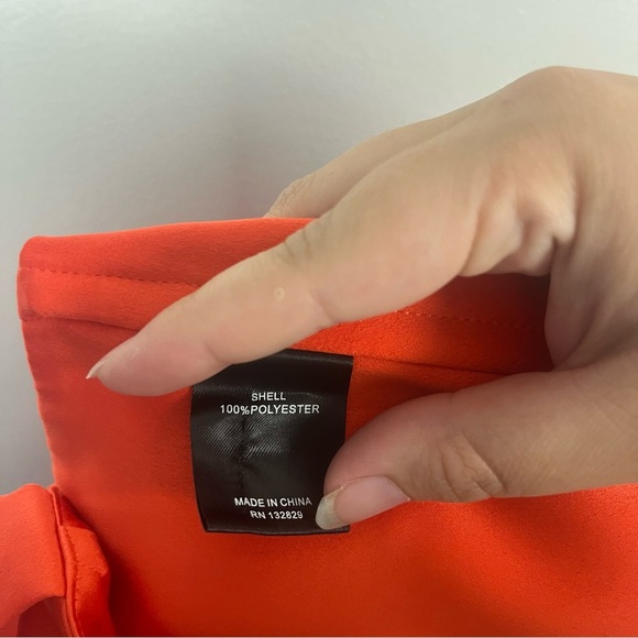 NBD REVOLVE Lina bustier top in orange size large - Picture 9 of 10